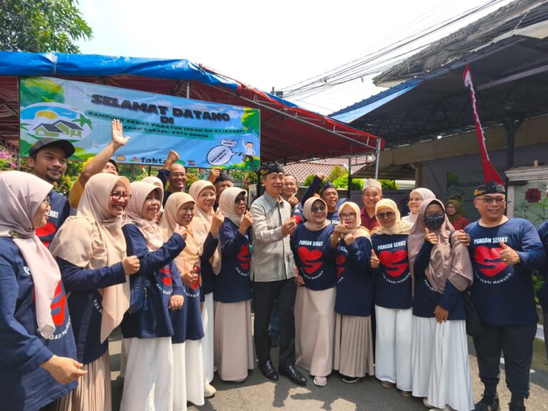 Deklarasi Kampung Sehat Siaga Diabetes dan Obesitas, di Bogor, Jawa Barat.