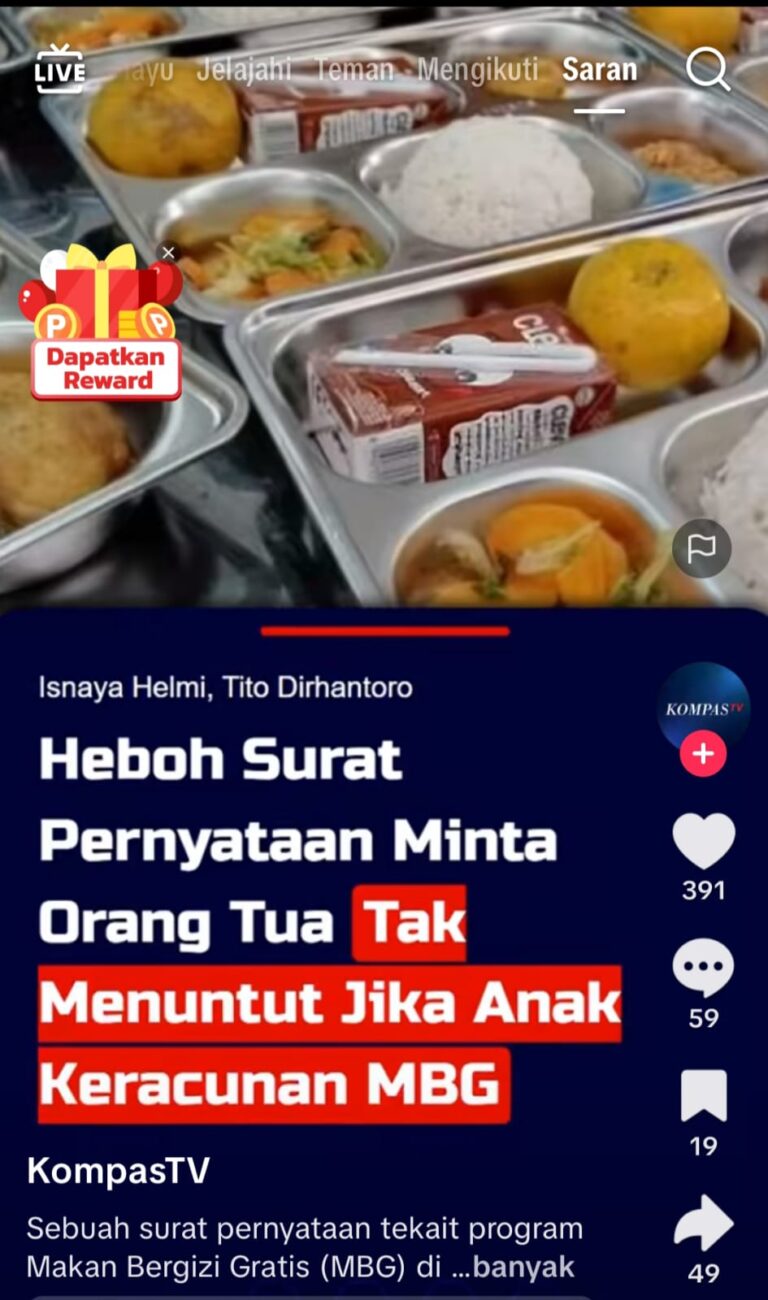 Makanan Bermasalah Gratis.